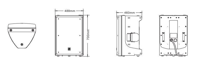 TLA N15F – רמקול 15 אינץ׳ מקצועי לעסקים מוגן מים| Custom-Pro – תמונה 2