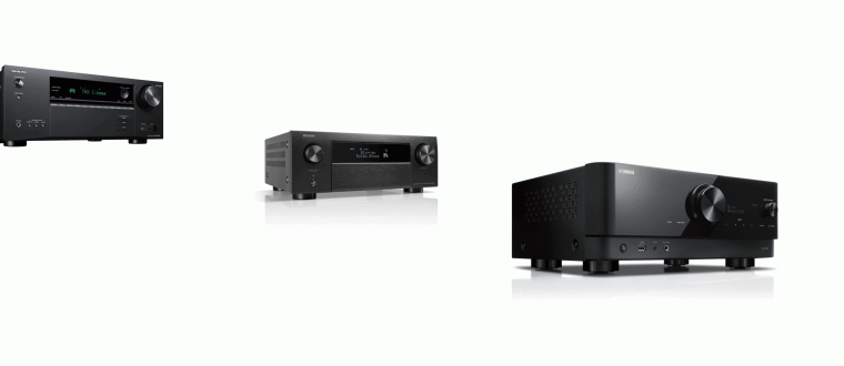 השוואה בין רסיברי קולנוע ביתי: Yamaha RX-V6A מול Denon AVR-X1800H מול Onkyo TX-NR6100